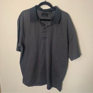 Men's Greg Norman Striped Golf Polo Size XXL